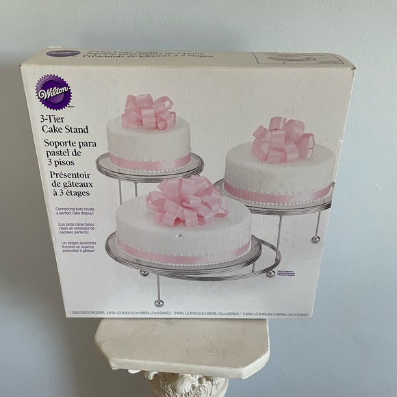 Wilton Kitchen Three 3 Tier Wilton Cake Stand Nib Excellent